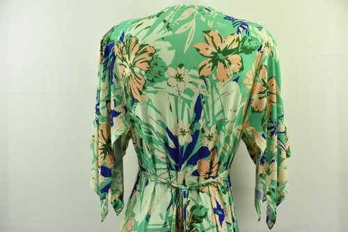 ILSE JACOBSEN Hornbeak Women`s Dress Belted Floram Multicolored Long size L - Picture 7 of 10