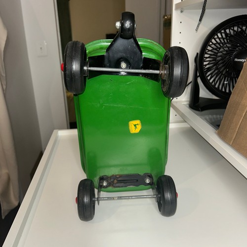John Deere Green Mini Wagon Die-Cast Toy Model 13" Licensed Farm Decor Pull Cart - Picture 5 of 9