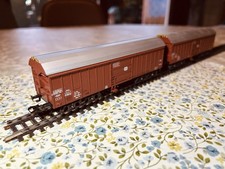 Märklin H0 4460 2 Stück Güterwagen Schwenkdachwagen 585 4 669-4 DB  o. OVP
