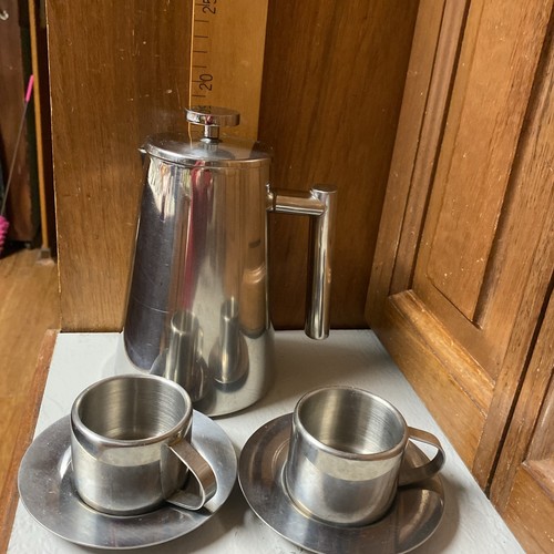 Sunbeam Insulated Stainless Steel Espresso Cups & Saucers. &Evan’s &Taylor Jug - Picture 15 of 20