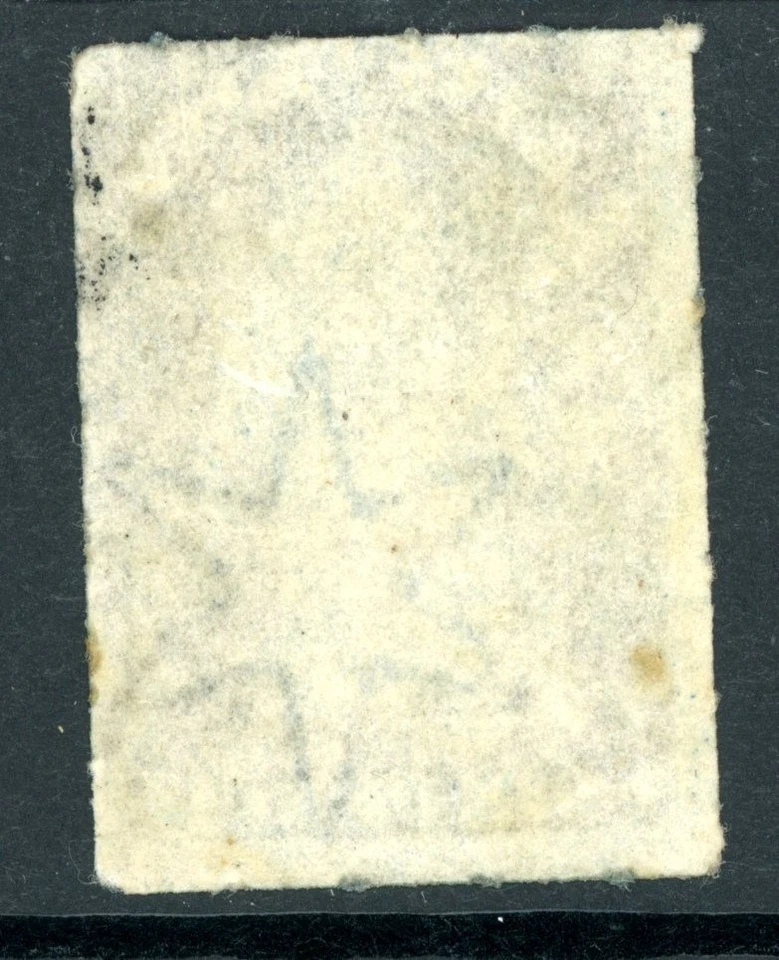 Australia 1858 Victoria QV 6p Indigo Roulette SG #73 Mint X798 - Image 2 of 4