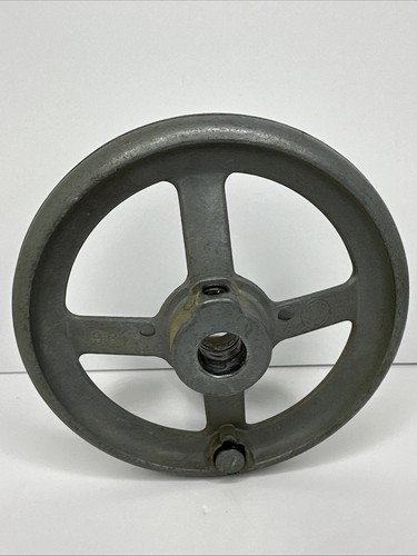 2 Craftsman Table Saw 113 Series Hand Crank Wheels 4 1/2" Gray Metal Genuine USA - Picture 3 of 8