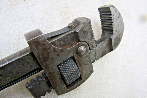 Stanley No. 10 pipe wrench - Picture 6 of 9