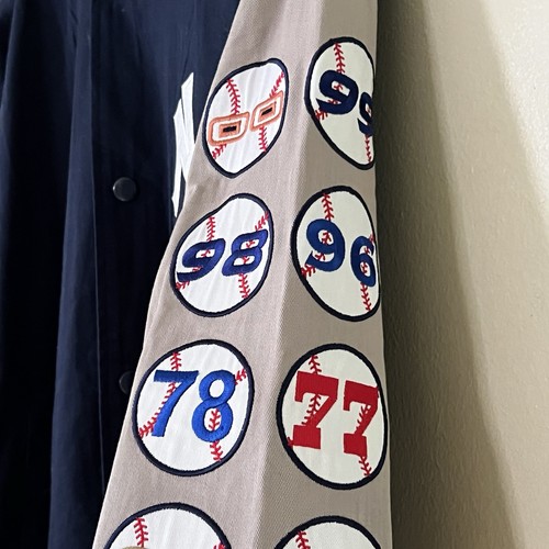 Yankees GIII Genuine Merchandise World Series Jacket 26 Patches Large NWT - Picture 5 of 14