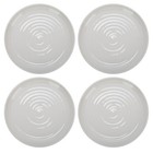 NEW Portmeirion Sophie Conran Coupe Plate White Set 4pce