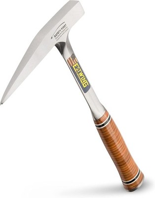 ESTWING Rock Pick - 22 oz USA Made Geology Hammer with Pointed Tip & Genuine Lea
