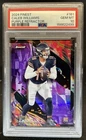 2024 Topps Finest Caleb Williams RC Purple Refractor Uncommon #/200 Bears PSA 10