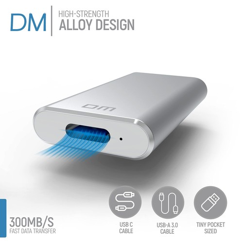 External SSD – USB-C Portable SSD with Standard USB-A and C Cable – High-Stre... - 第 2/9 張圖片