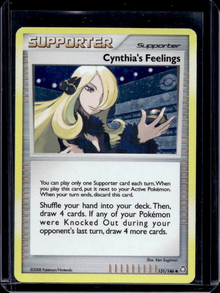 2008 Pokemon Legends Awakened Cynthia s Feelings Reverse Holo #131/146