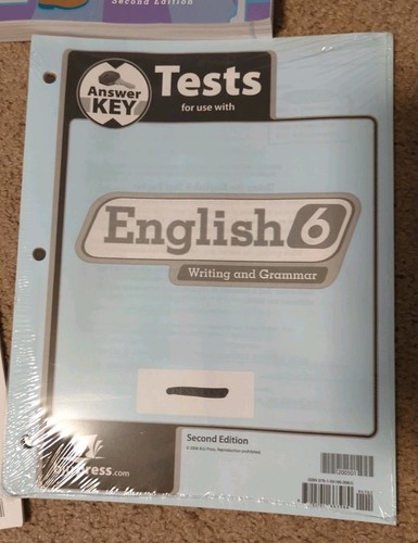 Englisch 6 Set Schüler Arbeitstext BJU Presse TESTS Schlüssel Schreiben & Grammatik 2. Auflage - Bild 11 von 11