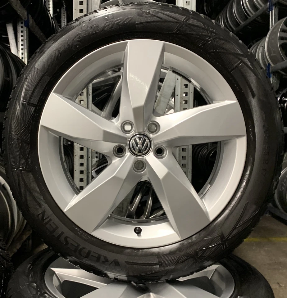 4x Original VW Winterräder 205/55 R17 91H - für T-Cross 2330 - Bild 2 von 4
