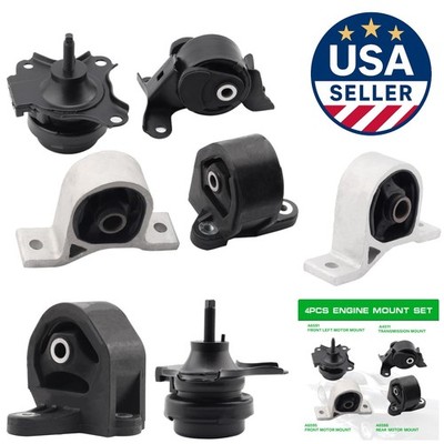 Precision Engineered Motor Mounts Compatible with 2001-2005 Civic 1.7L Set of 4