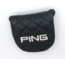 Ping Black White Mallet Putter Headcover Preowned Condition Excellent