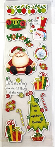 Lieber Weihnachtsmann Schneemann Geschenke Ornamente Girlande Erinnerung Spanplatte Aufkleber