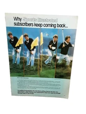 1983 Sports Illustrated Print Ad Tom Watson Golf Swing Sequence