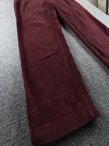 Brooks Brothers Soft Corduroy Pants Dark Red Men Al Cotton Straight ACTL 32X30 - Picture 5 of 17