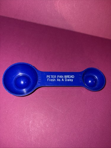 Vintage Peter Pan Brot Werbung Messlöffel - frisch wie ein Gänseblümchen - Bild 2 von 3
