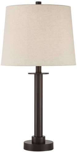 360 Lighting Rockford 26" High Bronze USB Table Lamps Set of 2 - Picture 9 of 10