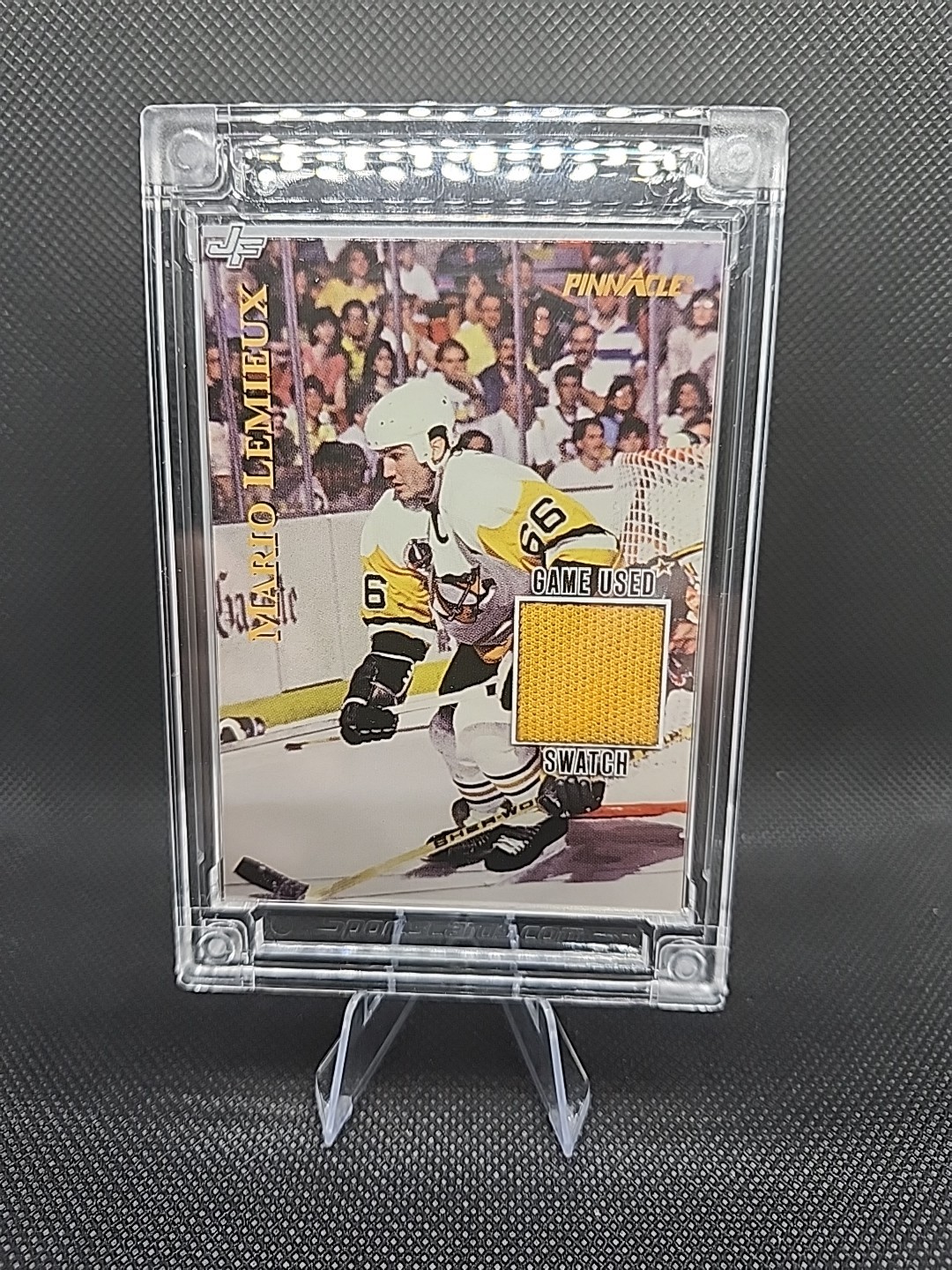 🔥🏒1991-92 Topps Mario Lemieux Jersey Fusion Game Used Swatch. Get It, YINZERS!
