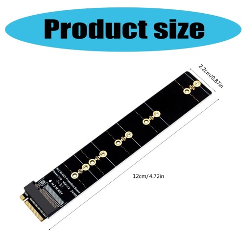 M.2 NVMe Solid Disk Extension Adapter Obsługa kart PCIE 4.0 Szybka prędkość Rozwiń - Zdjęcie 8 z 8