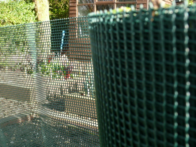 Plastic Garden Fencing Mesh 1 X 25 M Green 5 Mm Square Hole Fence Tree Protection