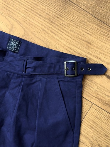 High Waist Gurkha Hose British Military 50er Jahre Stil Armeehose - Baumwolle - Bild 6 von 33