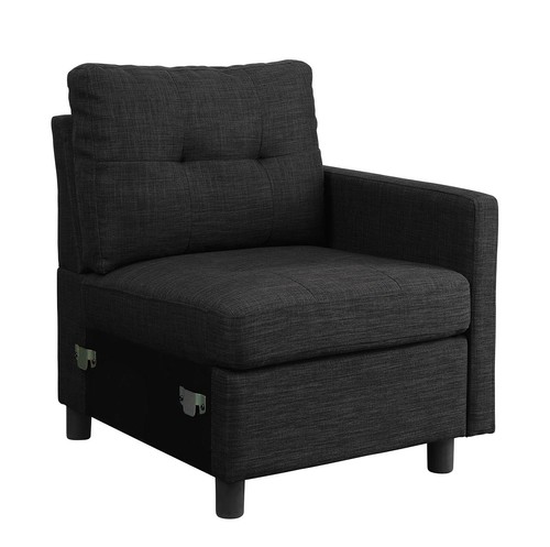 Contemporary Sectional Sofa 7 Seat Modern Sofa Set Microsuede Reversible Chaise - Picture 10 of 30