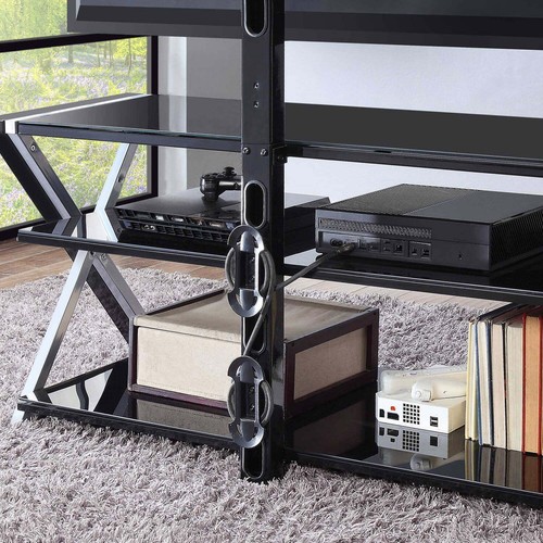 Television Stand Up To 70" TV Home Storage Shelving Display Rack Media Table US - Picture 12 of 12