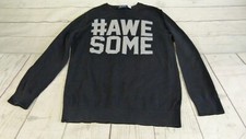 The Children's Place - Boys Sweater Pullover Black Long Sleeve Size XL 14