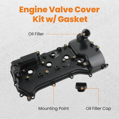 Left Engine Valve Cover for Toyota Highlander L LE 3.5L 2GRFKS 17-22 11202-0P012 - Picture 4 of 10
