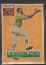 EDDIE BELL 1956 Topps #4 Philadelphia Eagles