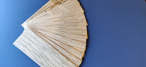 Graupner Weihe 50- RC 3.2m Scale Model Glider ~ Laser-cut Balsa RIB & Former SET - Picture 2 of 7