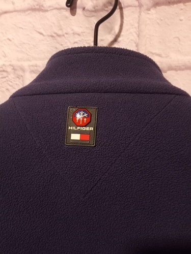 Tommy Hilfiger Herren Weste Navy ärmellos Full Zip Gr. XL Reißverschlusstasche - Bild 4 von 11