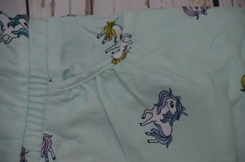 H&M Sommer Jumpsuit Overall Top Shorts Einteiler Green light Einhorn 98/104 Neu - Bild 6 von 8