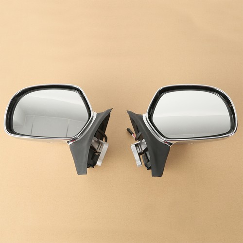 Chrome ABS Rear-View Mirror Turn Signal Fit For Honda Goldwing GL1800 2001-2017 - Picture 9 of 12