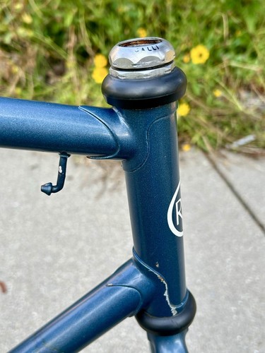 Vintage RRB Frameset Tange Champion Lugged Frame Sloping Crown Fork 57cm Chicago - Picture 11 of 19