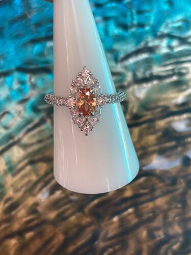 ✨Smokey Topaz CZ Bomb Party Ring Refined Taste RBP3576 Size 8
