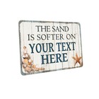 Personalized Sand Is Softer Beach Sign Home Decor Ocean Surf Shells 108122002017