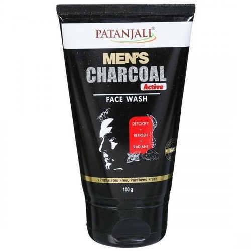PATANJALI PARA HOMBRE CARBÓN LAVADO FACIAL ACTIVO 100GM PAQUETE DE 2 - Imagen 4 de 4