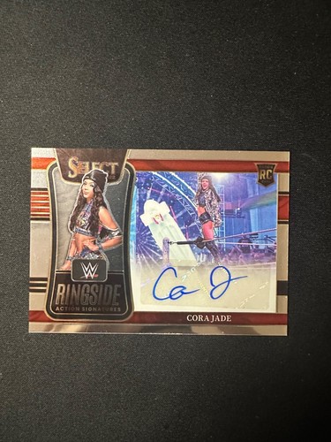 2022 Panini Select Cora Jade NXT Ringside Action Signatures Rookie Auto #RA-CJD