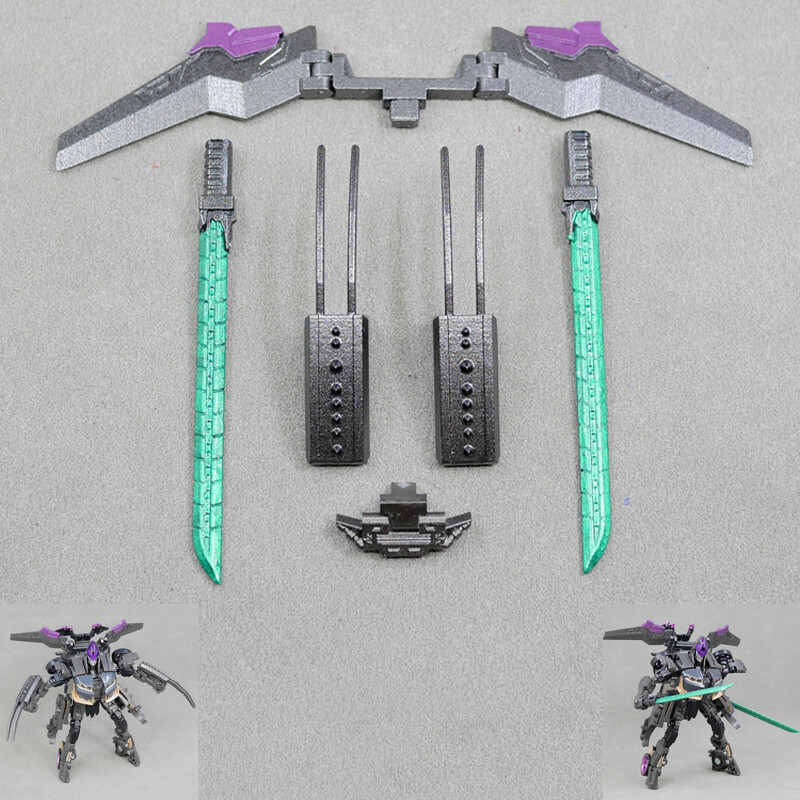 バトスピ ブラフマー secret3枚セット Chest Wings Weapon Swords Upgrade Kit For SS104 NightBird 3D