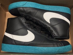 Nike Blazer High Black White Radiant Emerald Green Sacai SB 316664-013 Sz 7.5 | eBay