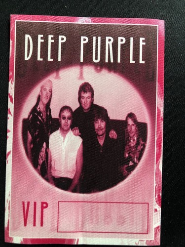 DEEP PURPLE SATIN Backstage Pass VIP 5 Farben zur Auswahl - Bild 1 von 5