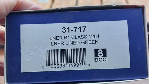 Bachmann Ref. 31-717 "LNER" Class B1 Steam Loco. DCC Ready. RN 1264. OO Scale - Picture 16 of 17