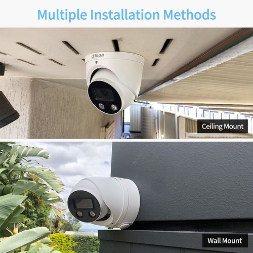 Dahua 8MP IPC-HDW3849H-AS-PV-S5 IP Camara Full Color IR 4K 2way Audio Speaker - Picture 9 of 22