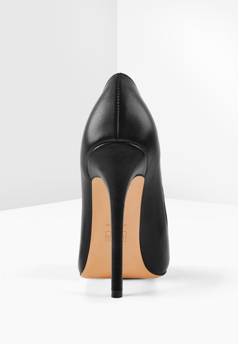 Zapatos de salón Onlymaker para mujer punta puntiaguda básicos tacón alto sin cordones negros - Imagen 5 de 23
