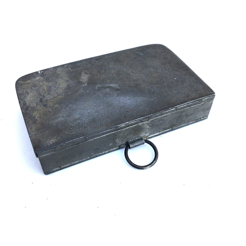 19th c. Pewter folding Sandwich Box - Picture 2 of 24