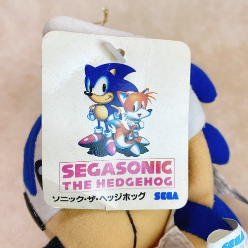 Raro 1995 Sonic the Hedgehog Sports Soccer Sonic Peluche Muñeca de Peluche Juguete SEGA 7" Limitado - Imagen 13 de 16