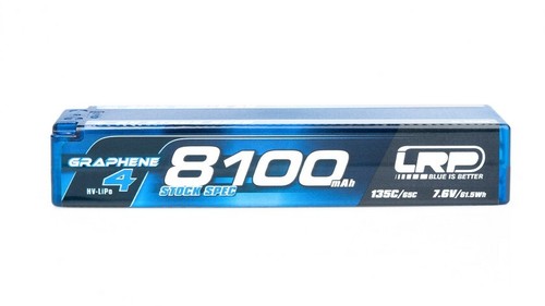 New LRP HV LCG STOCK SPEC Graphene 4 8100mAh 135C/65C 7.6V/61.5Wh - Picture 2 of 2