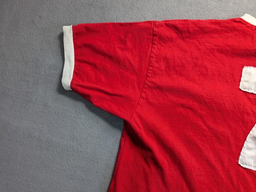 #7 Liverpool FC 1973 Retro Football Shirt Score Draw mens size 2XL red shirt - Picture 21 of 23